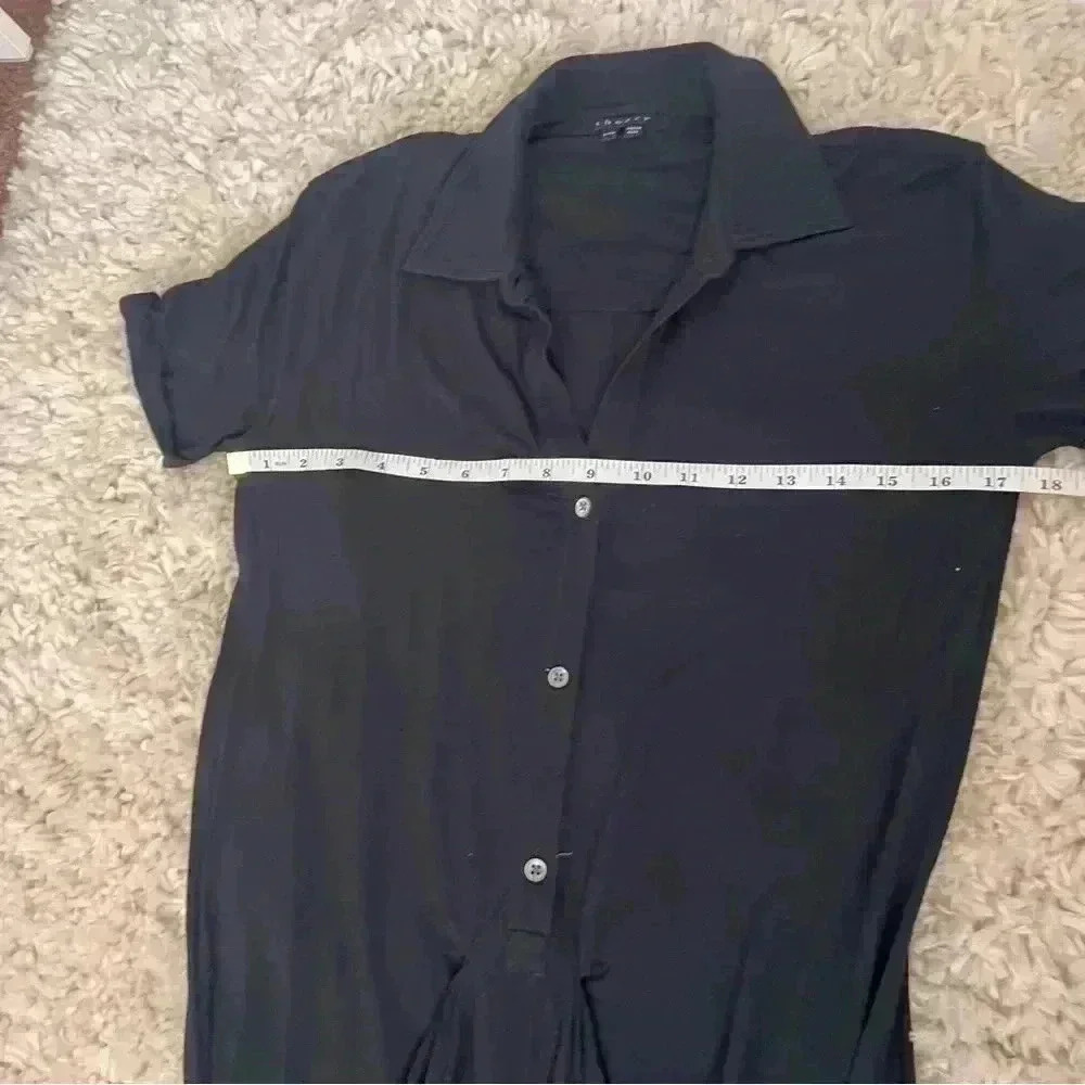 Theory Women’s Black Collar Dress - Picture 6 of 9